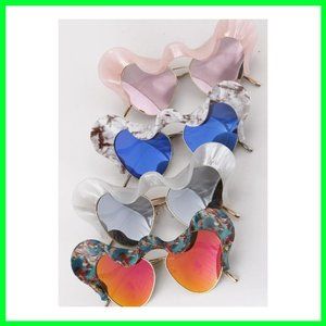 NWT Mod Sunglasses with Abstract Print